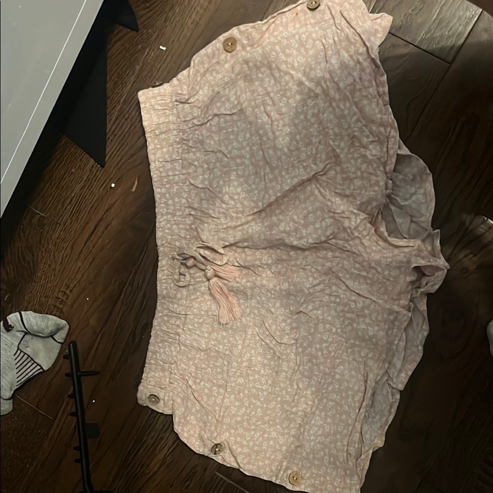 Pink Floral Women's Shorts